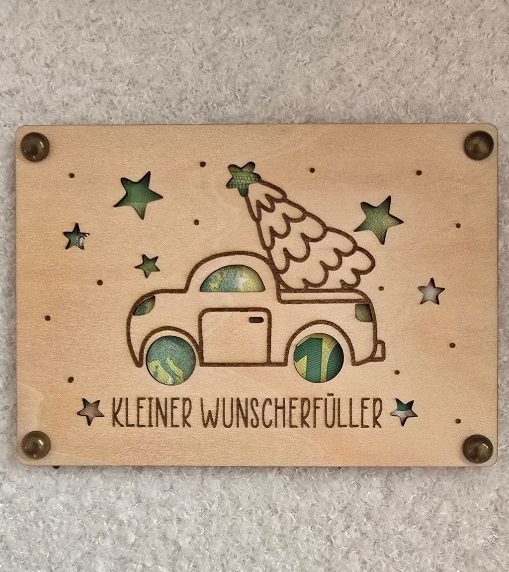 Kleiner Wunscherfüller aus Holz