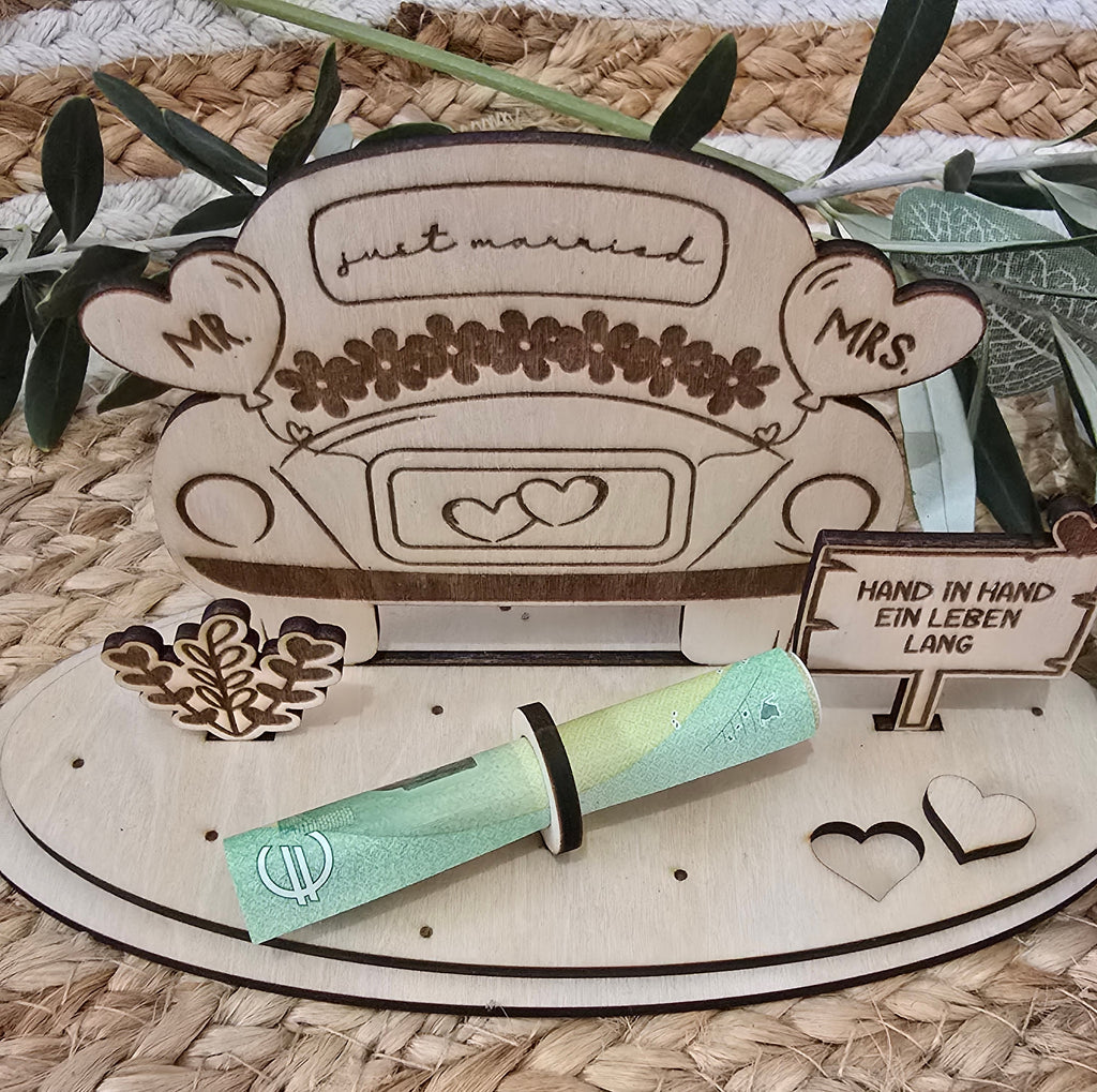 Geldgeschenk zur Hochzeit – „Hand in Hand ein Leben lang“
