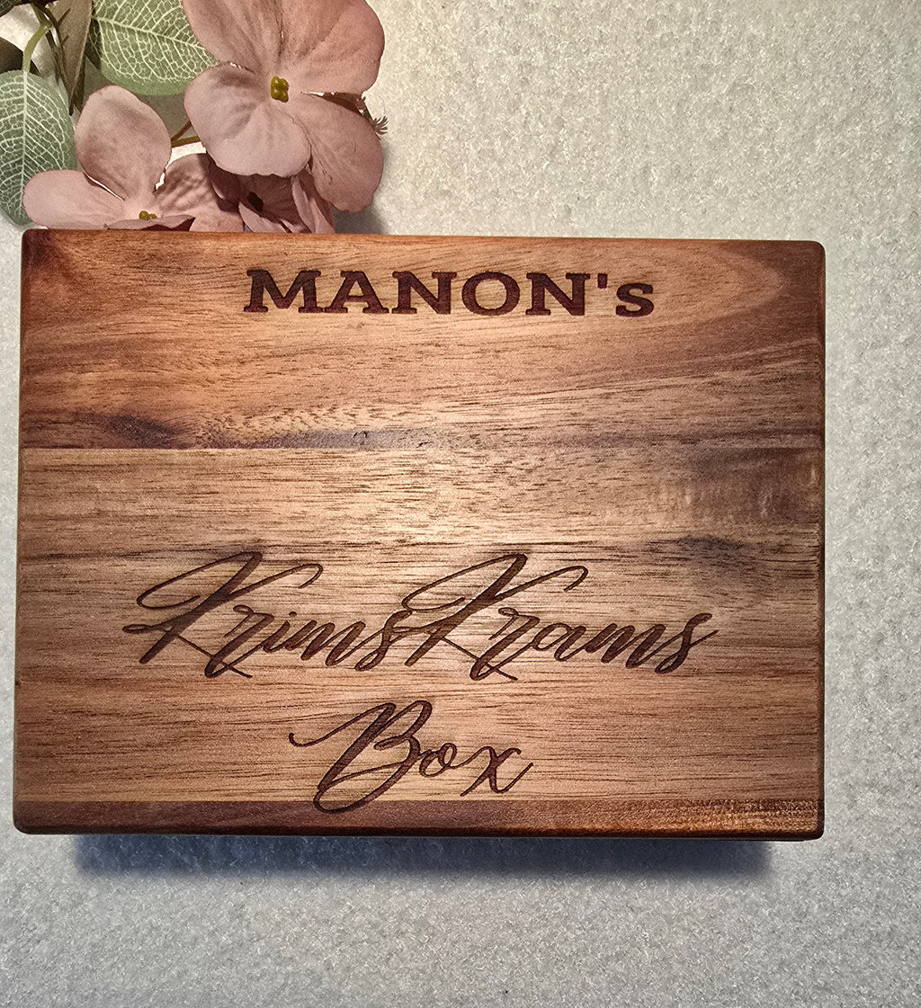 Personalisierte Holzbox