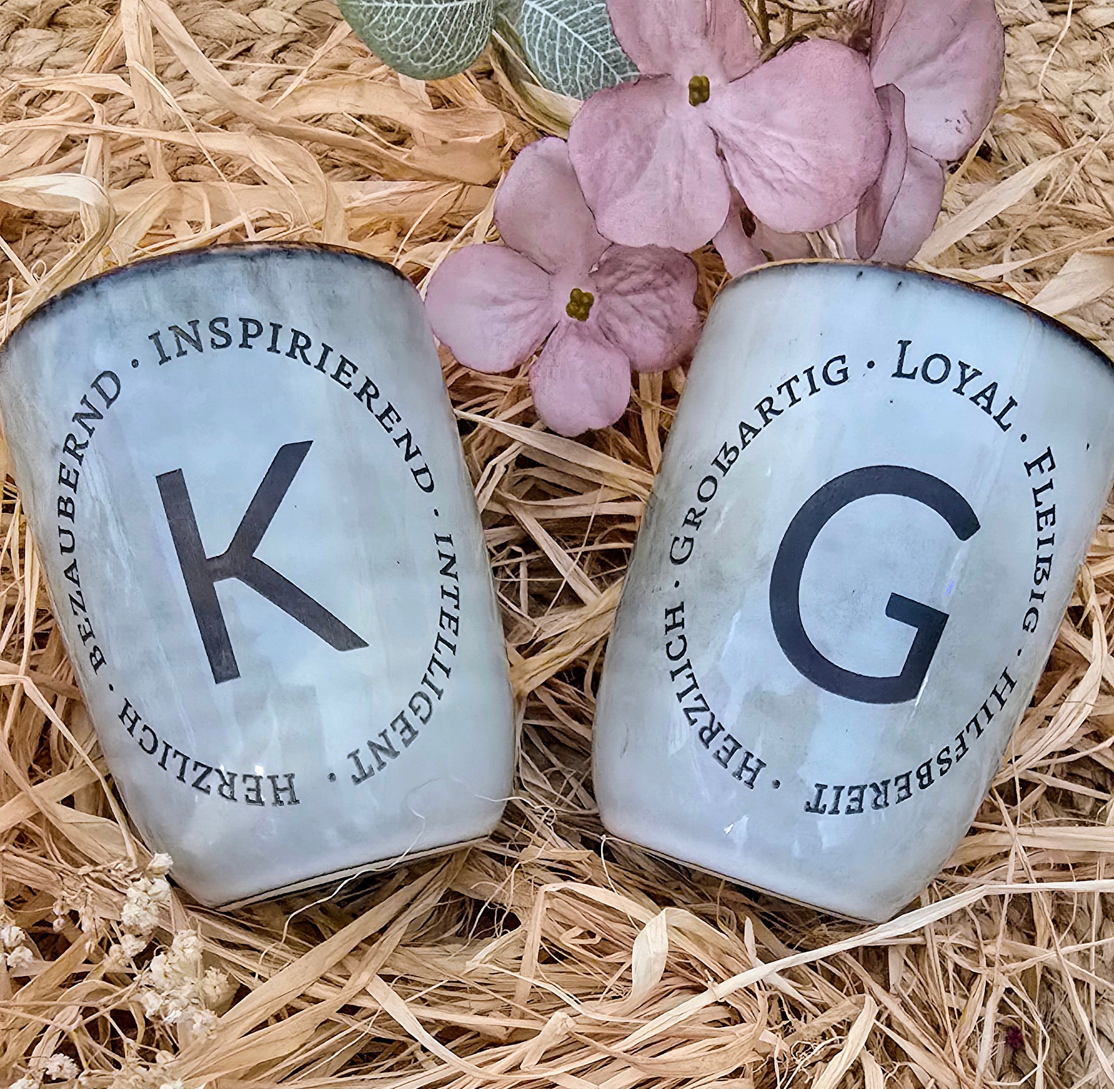 Personalisierter Becher – mit individuellen Worten oder Motive