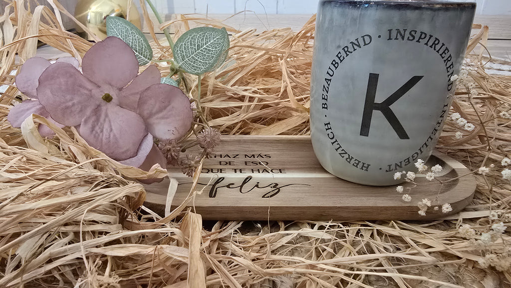 Personalisierter Becher – mit individuellen Worten oder Motive
