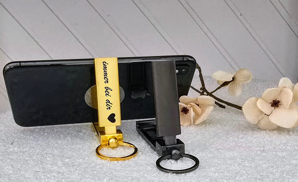 Schlüsselanhänger mit Gravur – 3 in 1