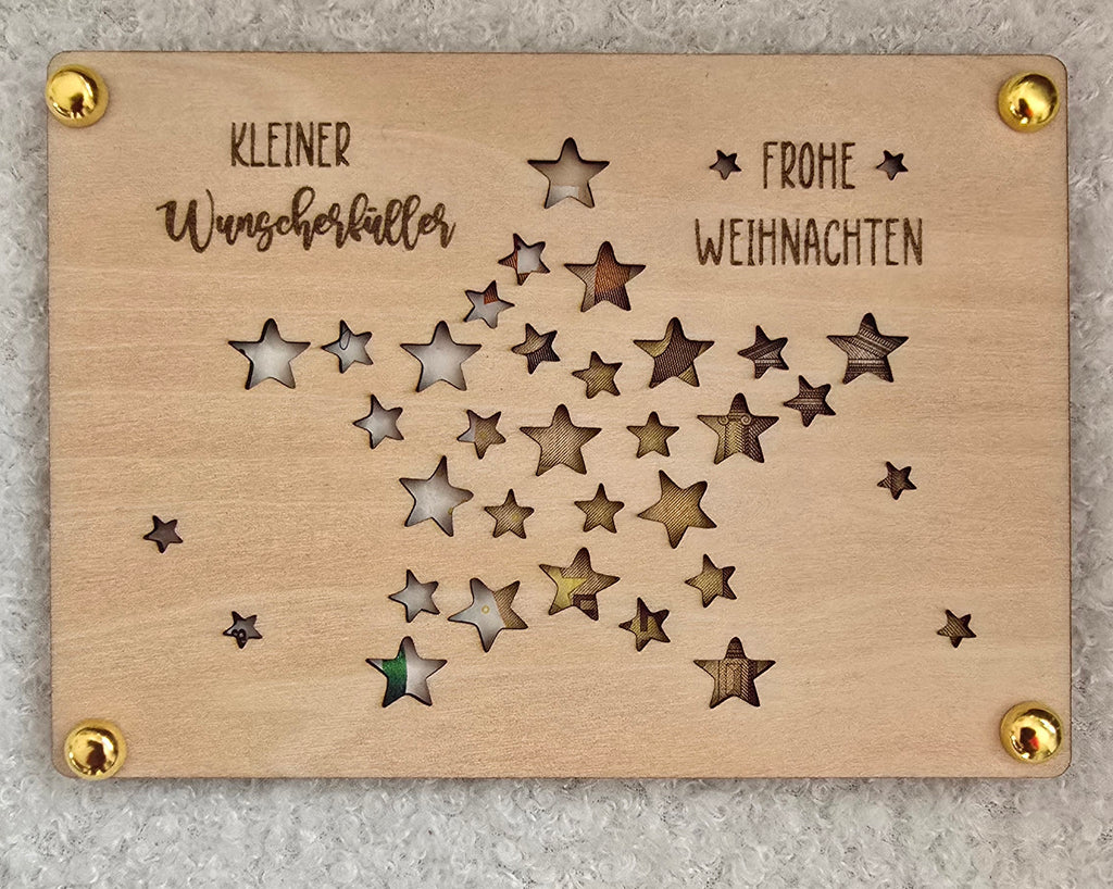 Kleiner Wunscherfüller aus Holz