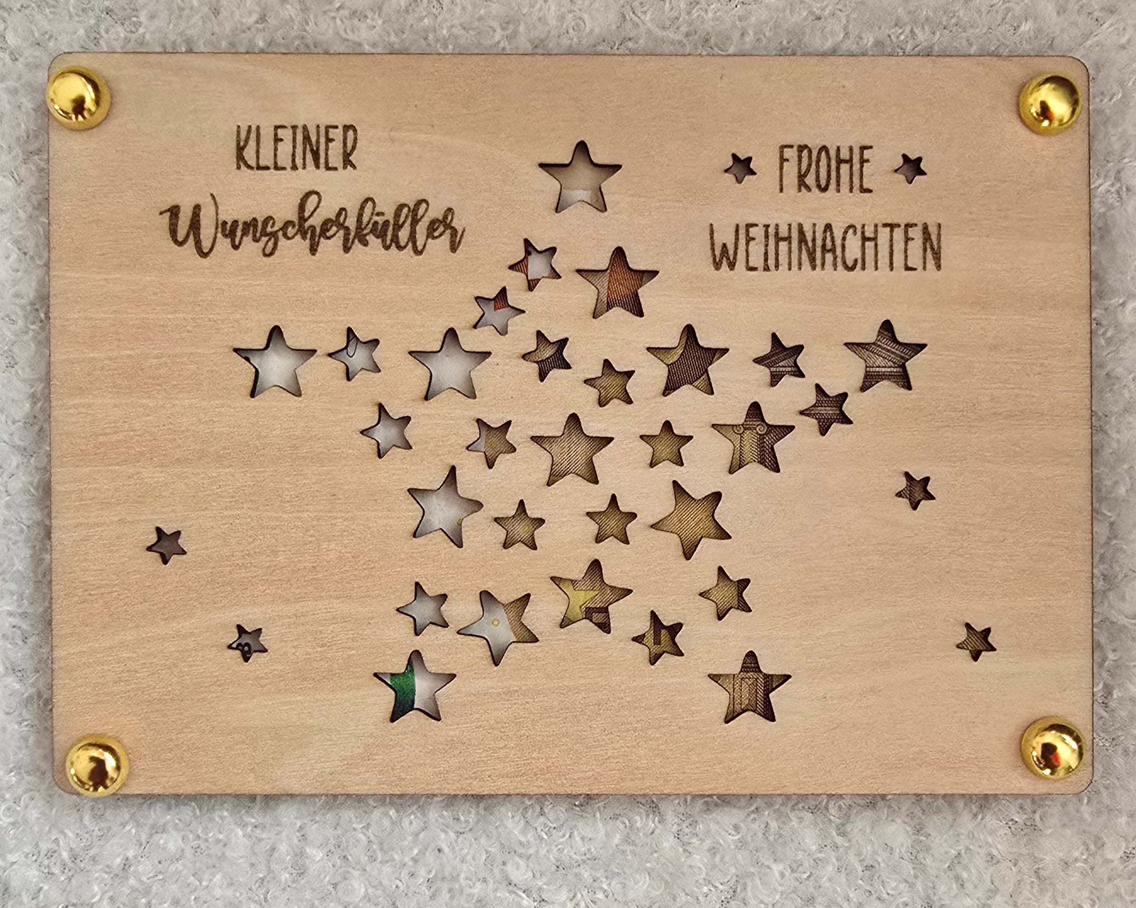 Kleiner Wunscherfüller aus Holz