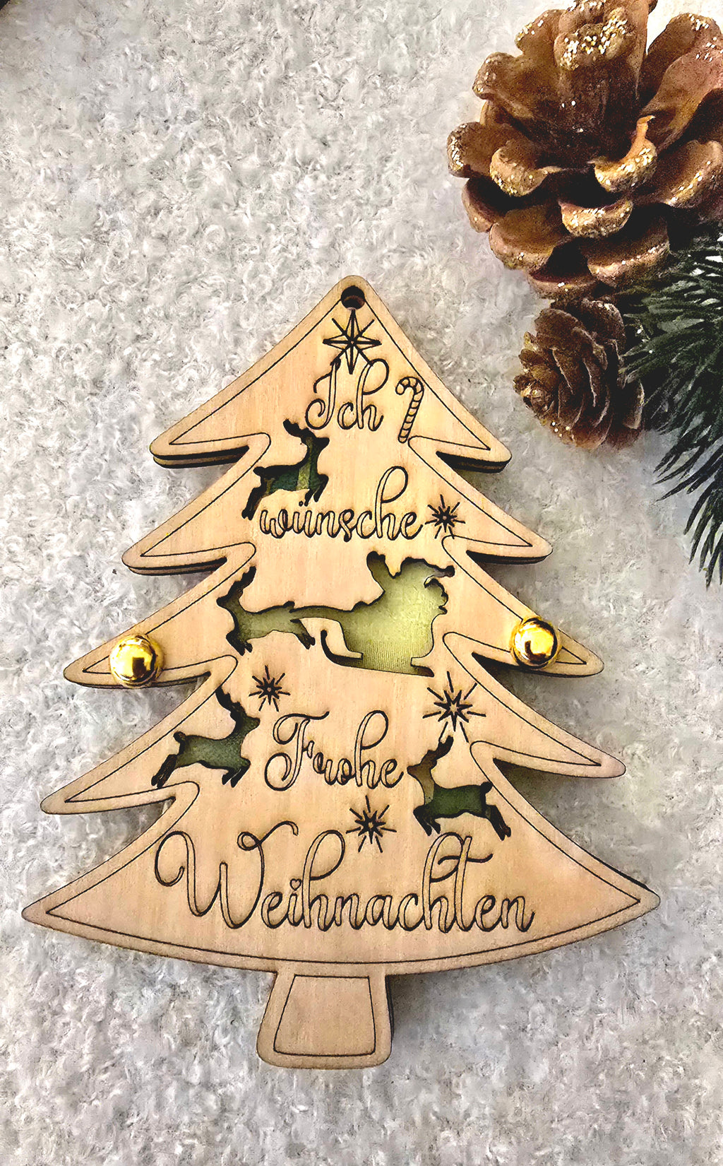 Weihnachts-Gutschein aus Holz – ein besonderes Geschenk